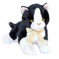 Black & White Plush Kitten